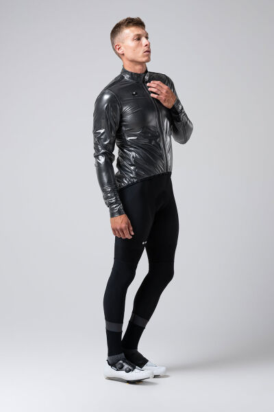 GOBIK LEICHTE, WASSERDICHTE JACKE PLUVIA 2.0 UNISEX TRUE BLACK