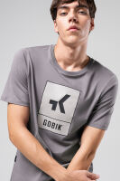 GOBIK T-SHIRT KURZARM OVERLINES 2.0 UNISEX PEWTER