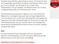 ASSOS EQUIPE RS Rain Jacket TARGA