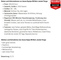 ASSOS EQUIPE RS Rain Jacket TARGA