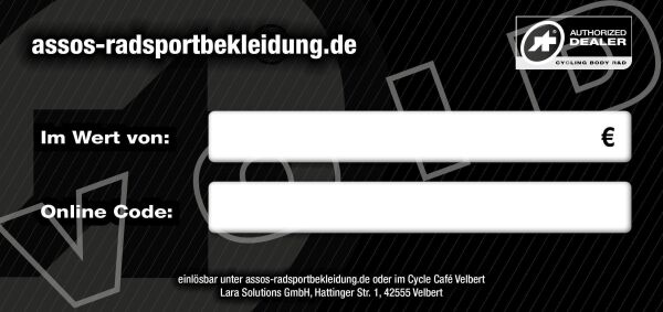 Assos Geschenkgutschein